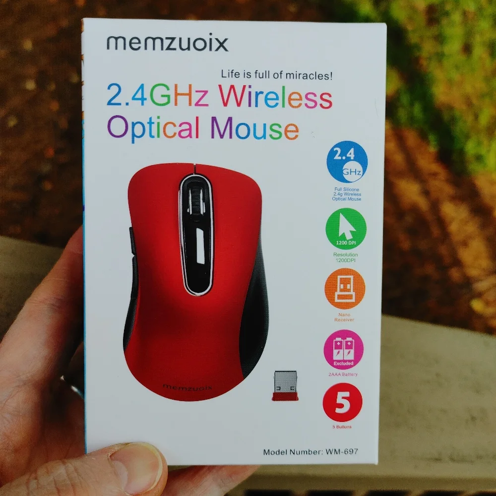 WIRELESS MOUSE, RED